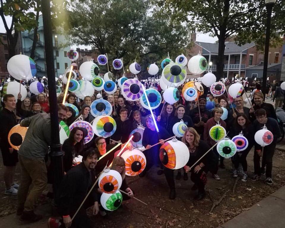OHHS art students created a 30-foot float,